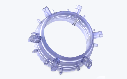 Medical silicone rubber molding