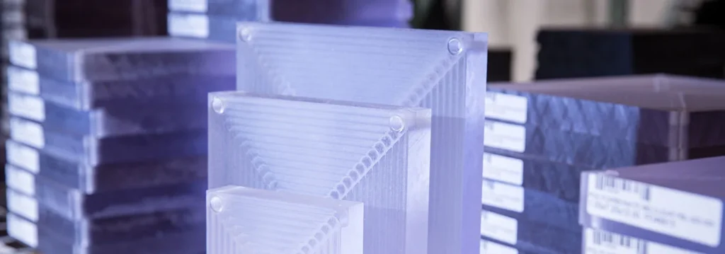 Polycarbonate stacked