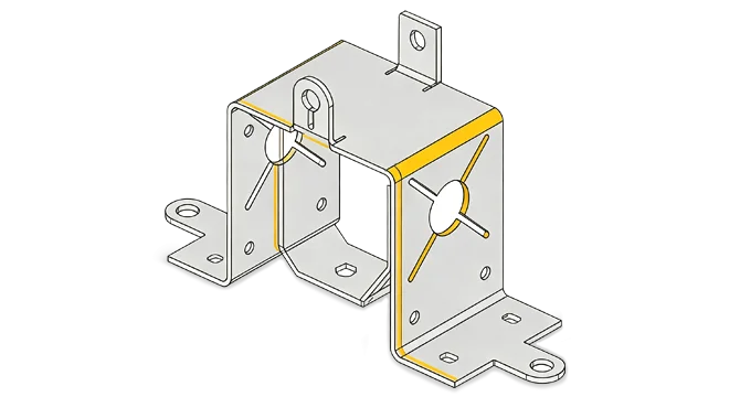 Bend radius out of tooling range