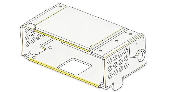 Hardware insert and sheet stock compatibility